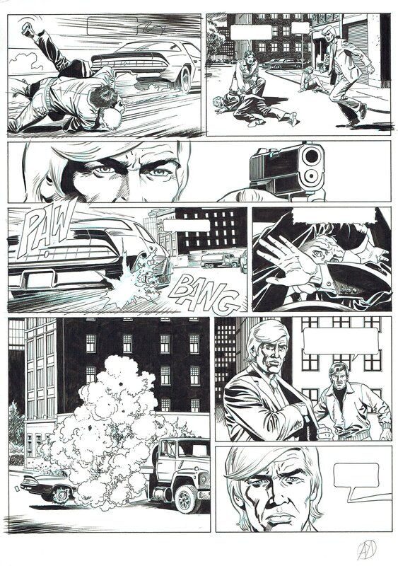 En vente - Philippe Aymond, Bruno Brazil - Action - Tome 1 page 5 - Planche originale