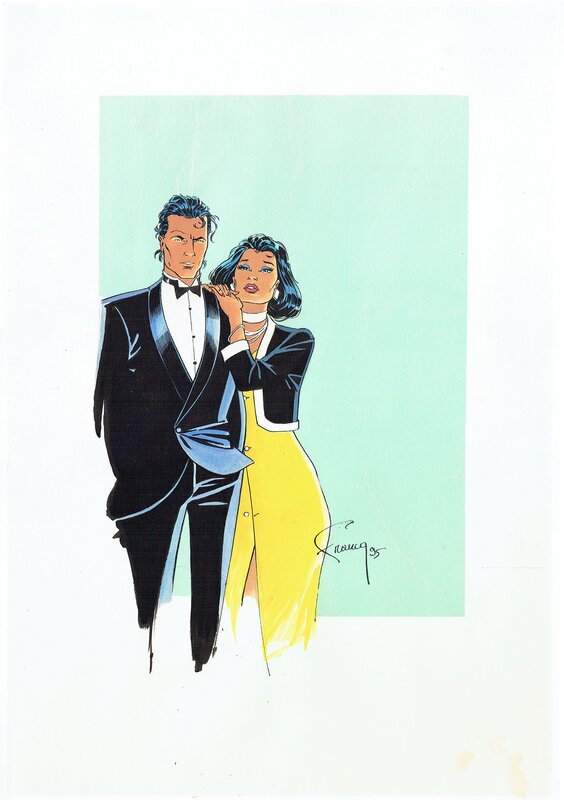 For sale - Philippe Francq, Largo Winch - Couverture couleur intégrale - Original Cover