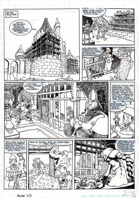 Joël Jurion, Steve Baker, Les Démons de Dunwich (Malicieuse Rose - planche 45) - Comic Strip