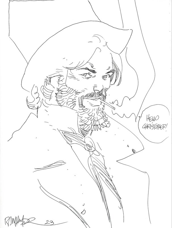 Undertaker by Ralph Meyer - Sketch