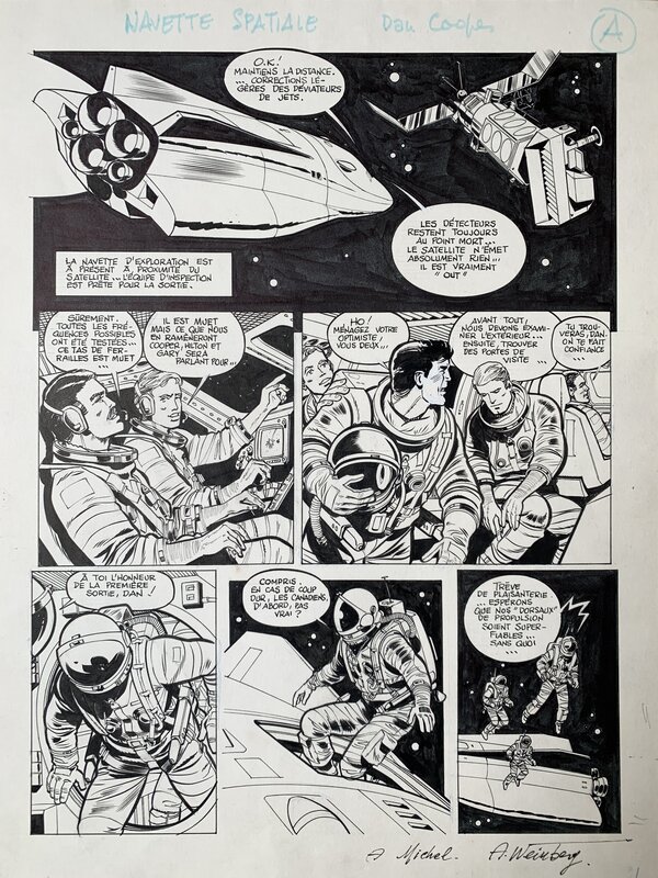 Albert Weinberg, Dan COOPER : Navette Spatiale - Comic Strip