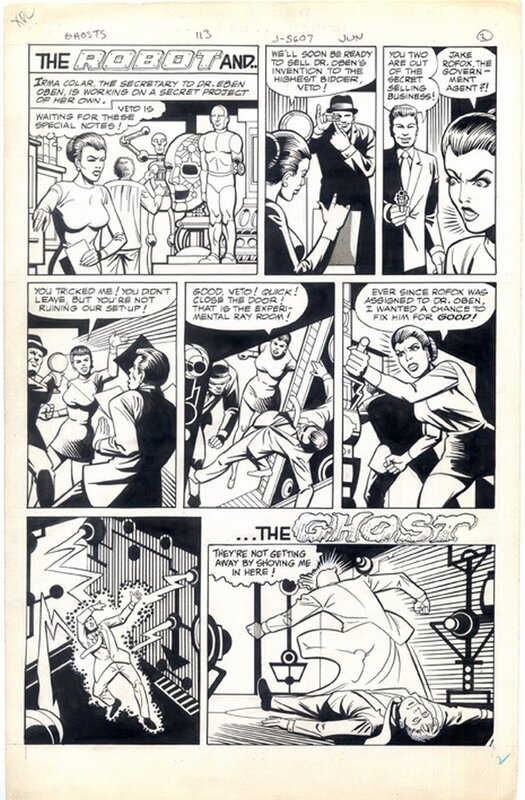 Steve Ditko, The robot and the ghost 113 p1 - Comic Strip