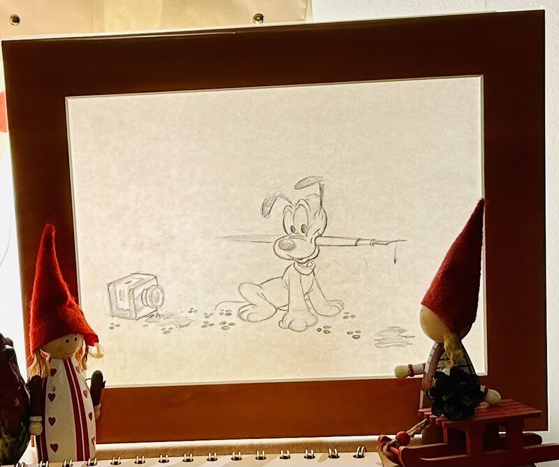 Claude Marin, Walt Disney, Les oeuvres de Pluto - Œuvre originale