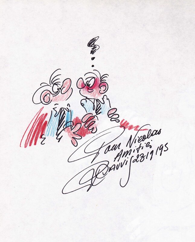 Pauvre Lampil by Raoul Cauvin - Sketch