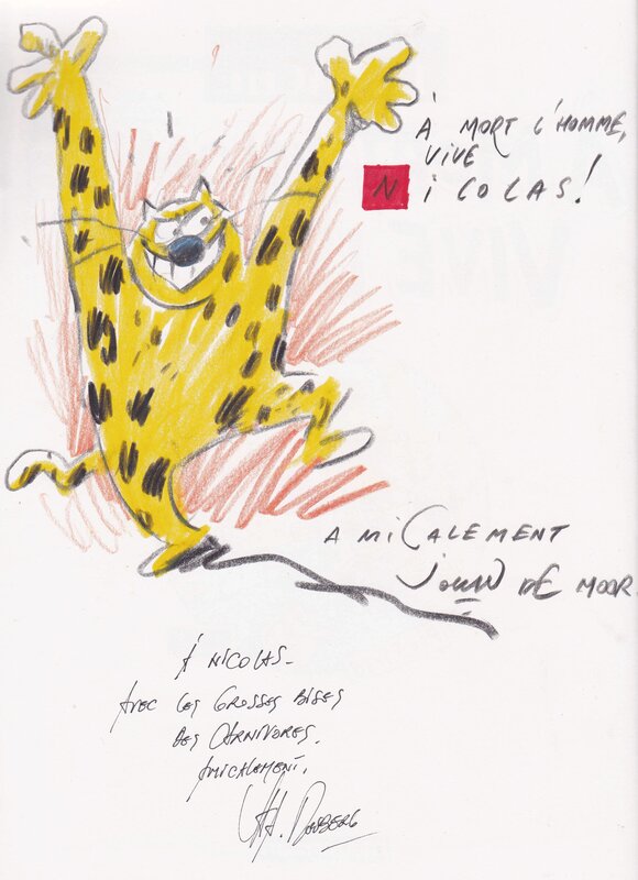 La Vache ! par Johan De Moor, Stephen Desberg - Dédicace