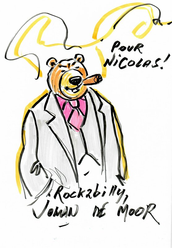 Johan De Moor, Les Sauvages Animaux - Dédicace