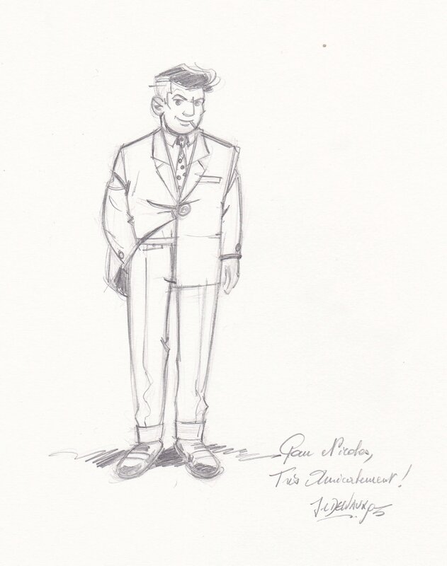 Le Marquis par Jean-Luc Delvaux - Dédicace