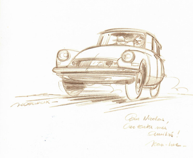 Marc Jaguar par Jean-Luc Delvaux - Dédicace