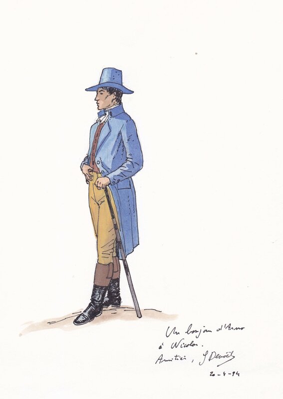 Arno by Jacques Denoël - Original Illustration