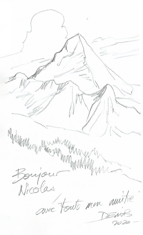 La Montagne par Derib - Dédicace