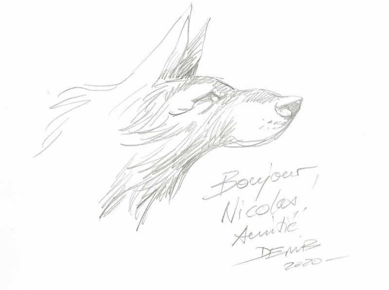 Derib, Les Animaux de Là-Haut - Dédicace