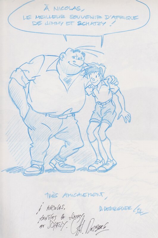 Jimmy Tousseul by Daniël Desorgher, Stephen Desberg - Sketch