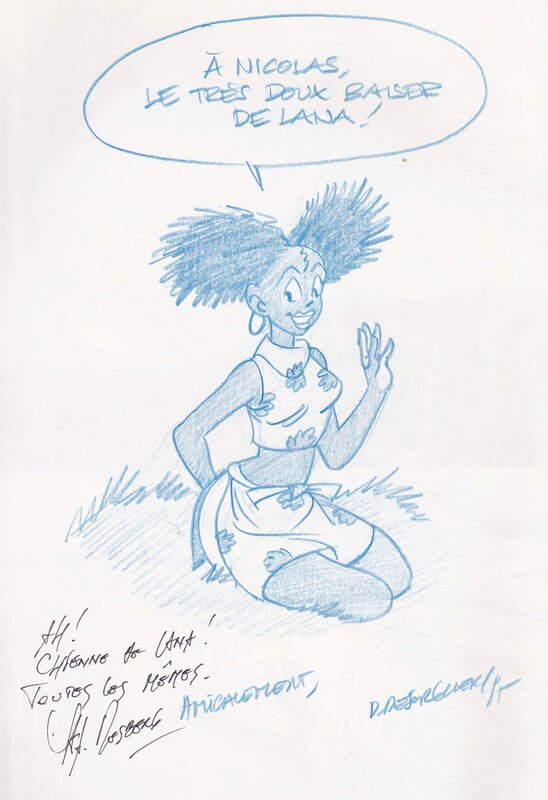 Jimmy Tousseul by Daniël Desorgher, Stephen Desberg - Sketch