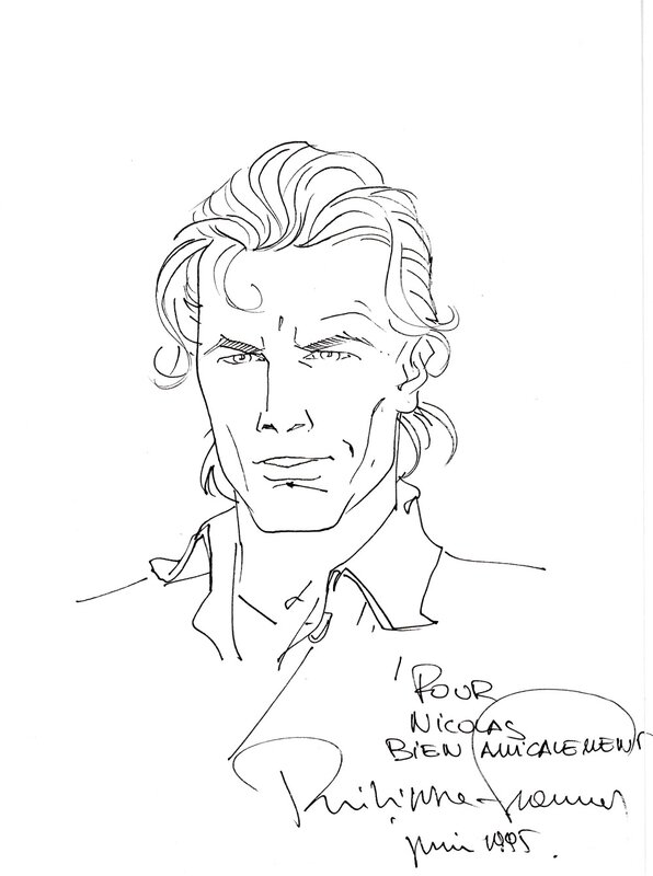 Largo Winch by Philippe Francq - Sketch
