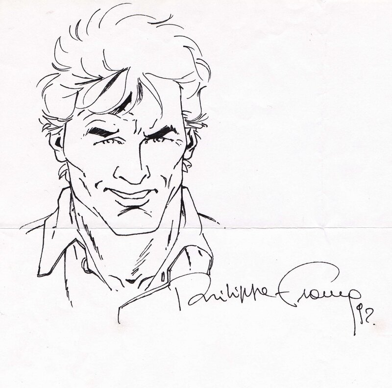 Largo Winch by Philippe Francq - Sketch