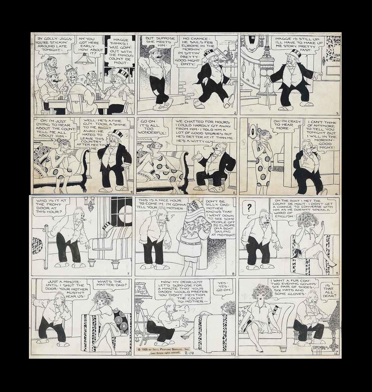 BUF - SUNDAY 1926 by George McManus - Comic Strip