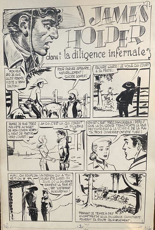 Jean Frisano, Zappi ( JAMES HOLDER ) - Comic Strip