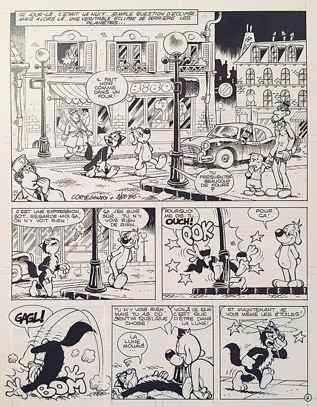 Clod, François Corteggiani, José Cabrero Arnal, Clod, Pif et Hercule, les voyageurs de l'inconnu, chapitre 1, Pif Gadget#941, planche n°1, 1987. - Comic Strip