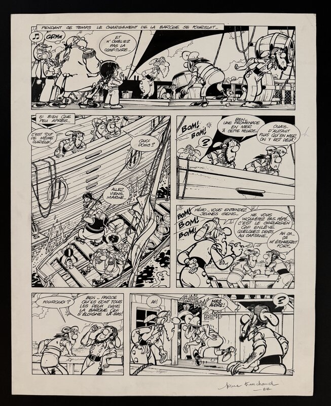 Pierre Tranchand, François Corteggiani, Marine - Cap au Large - Comic Strip
