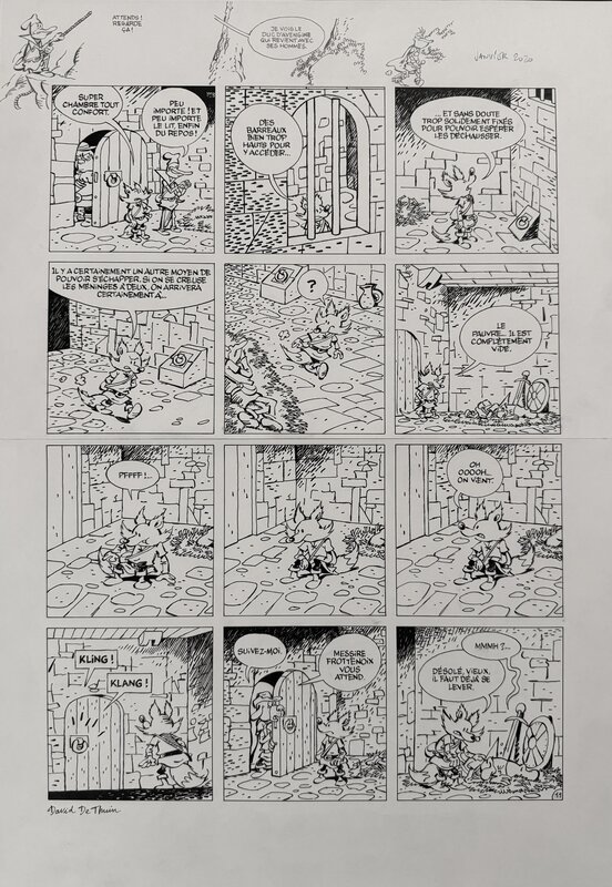 David De Thuin, Waldor - Le dragon multiple - Comic Strip