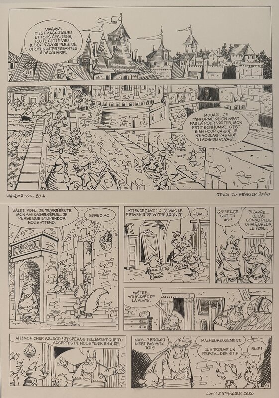 David De Thuin, Waldor - Le dragon multiple - Comic Strip