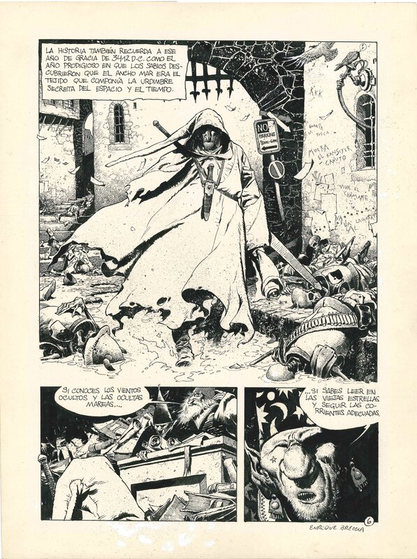 El Sueñero page 6 par Enrique Breccia - Œuvre originale