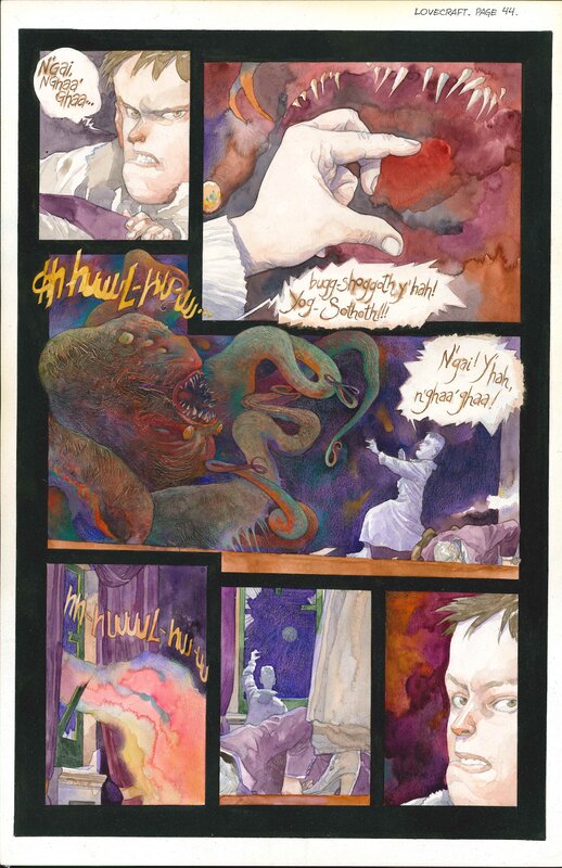 Lovecraft page 44 by Enrique Breccia - Original art
