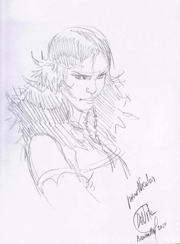 Kriss de Valnor by Giulio De Vita - Sketch