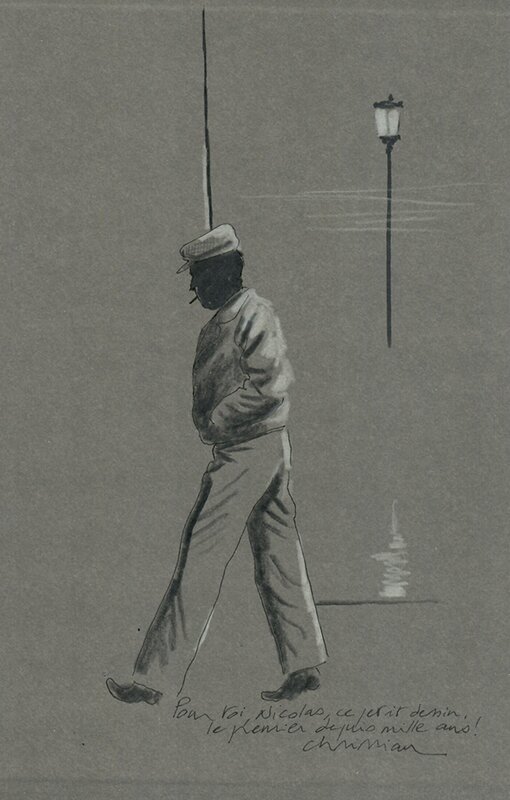 Le Faux Soir par Christian Durieux - Dédicace