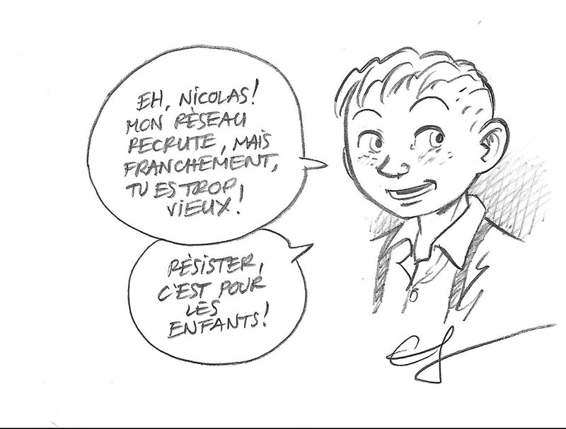 Benoît Ers, Les Enfants de la Résistance - Dédicace