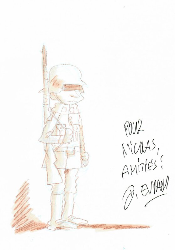 Un soldat allemand par David Evrard - Dédicace