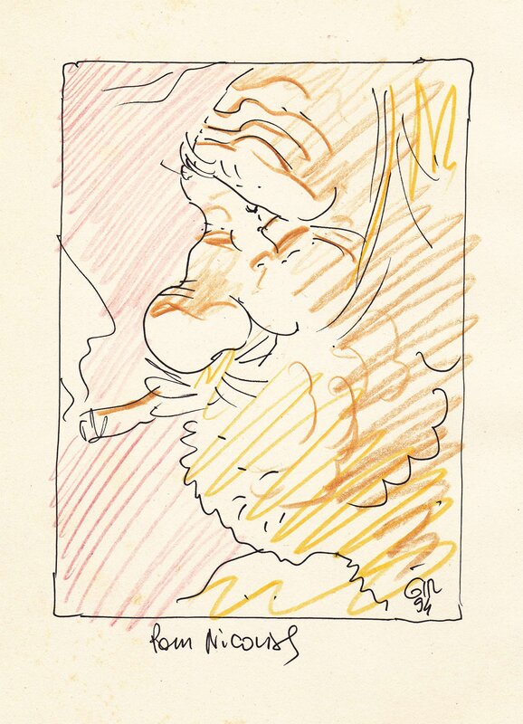 Mc Clure by Jean Giraud - Sketch