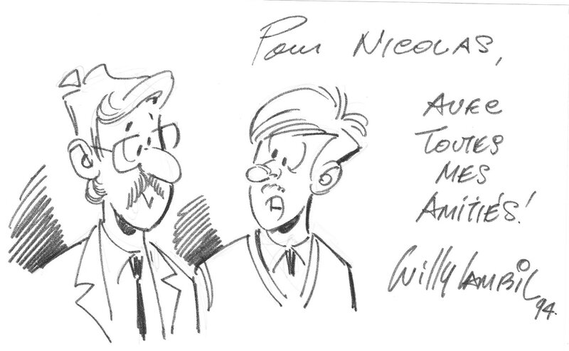Pauvre Lampil ! by Willy Lambil - Sketch