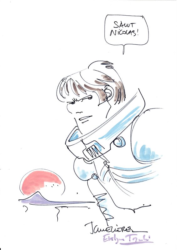 Valérian by Jean-Claude Mézières, Evelyne Tran-Lê - Sketch