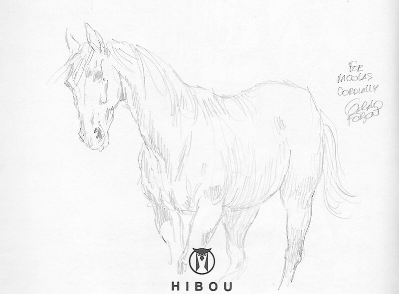 Un Cheval by Gérald Forton - Sketch
