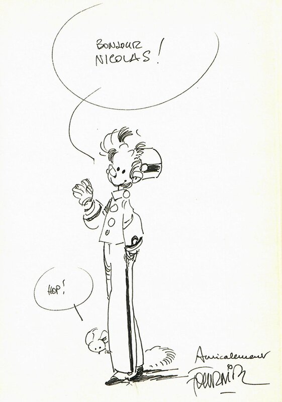 Spirou par Jean-Claude Fournier - Dédicace
