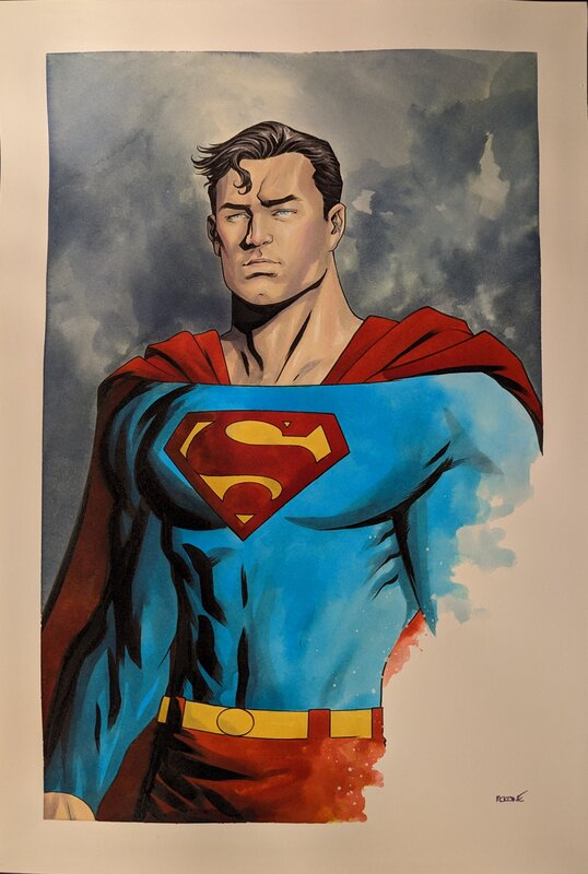 Superman by Mike McKone - Original Illustration