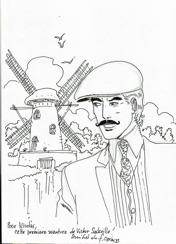 Victor Sackville par Francis Carin - Dédicace