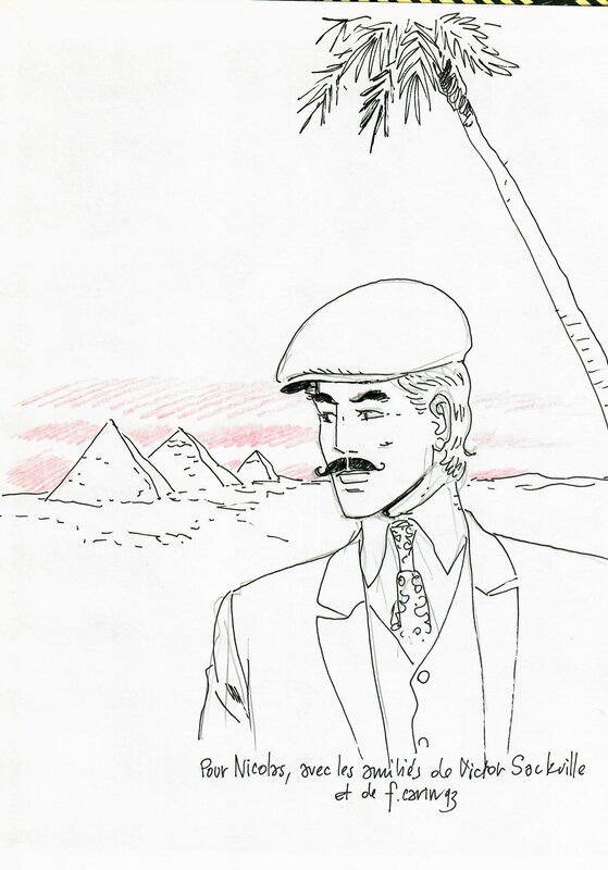 Victor Sackville par Francis Carin - Dédicace