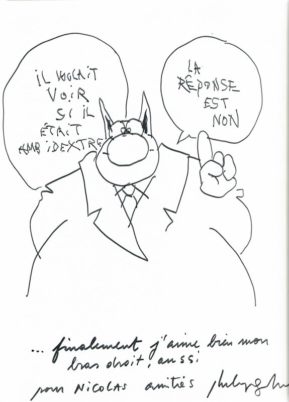 Le chat by Philippe Geluck - Sketch