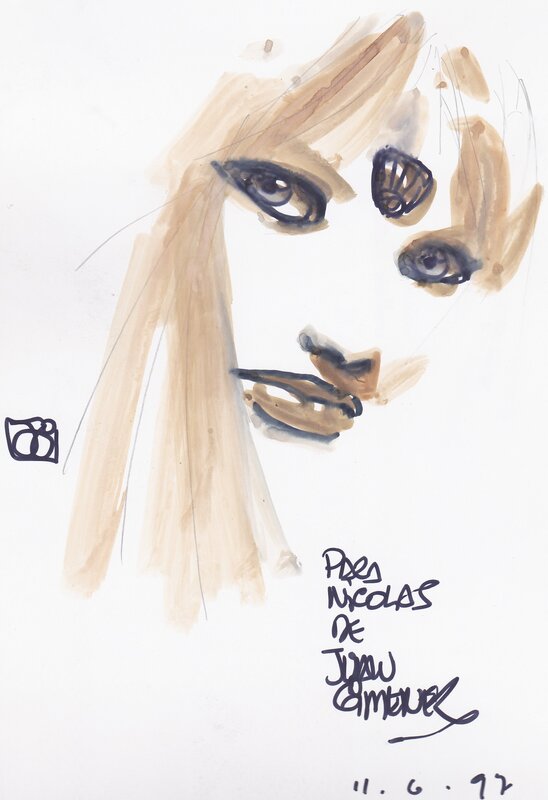 Une femme by Juan Giménez - Sketch