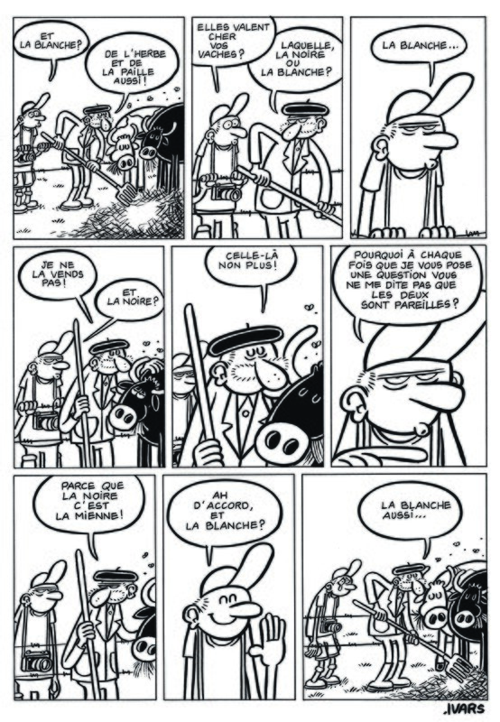 For sale - Éric Ivars, La blanche et la noire page 2 - Comic Strip