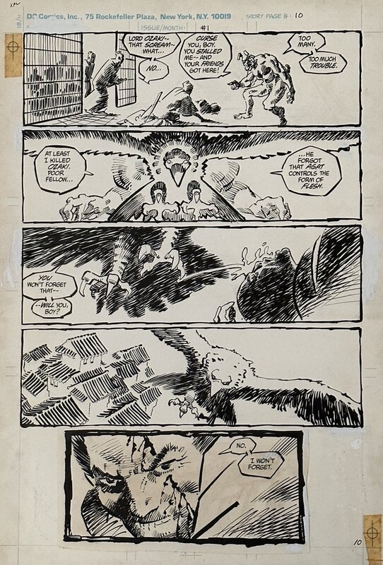 Ronin page 10 par Frank Miller - Planche originale