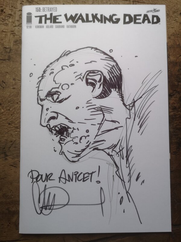 Charlie Adlard, Robert Kirkman, Dédicace walking dead - Dédicace