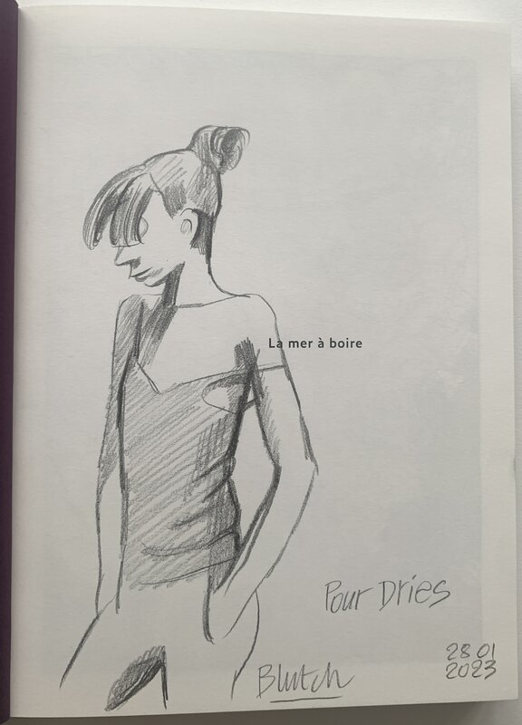 Blutch - La mer à boire - Sketch
