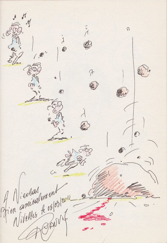 Un gag by Raoul Cauvin - Sketch