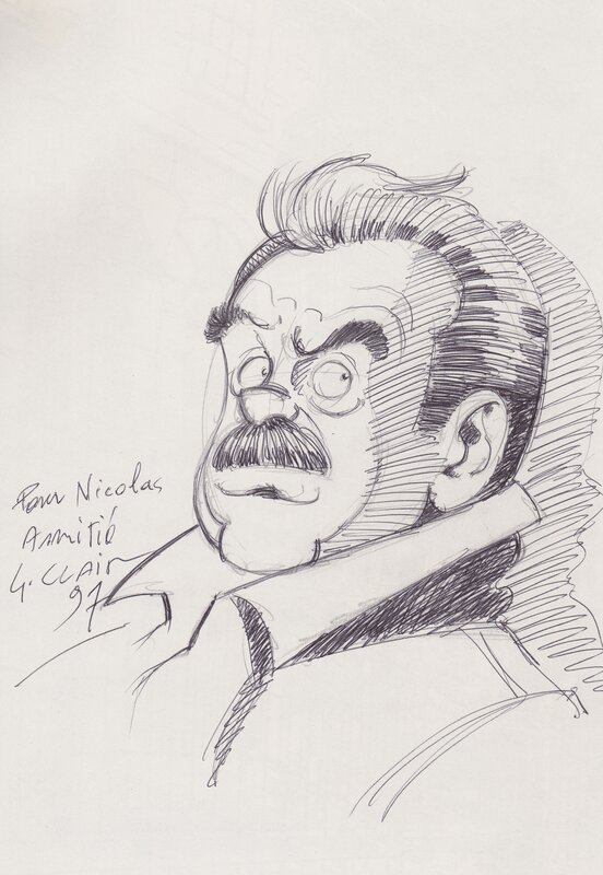 Guy Clair, Dédicace pour Sherlock Holmes - Sketch