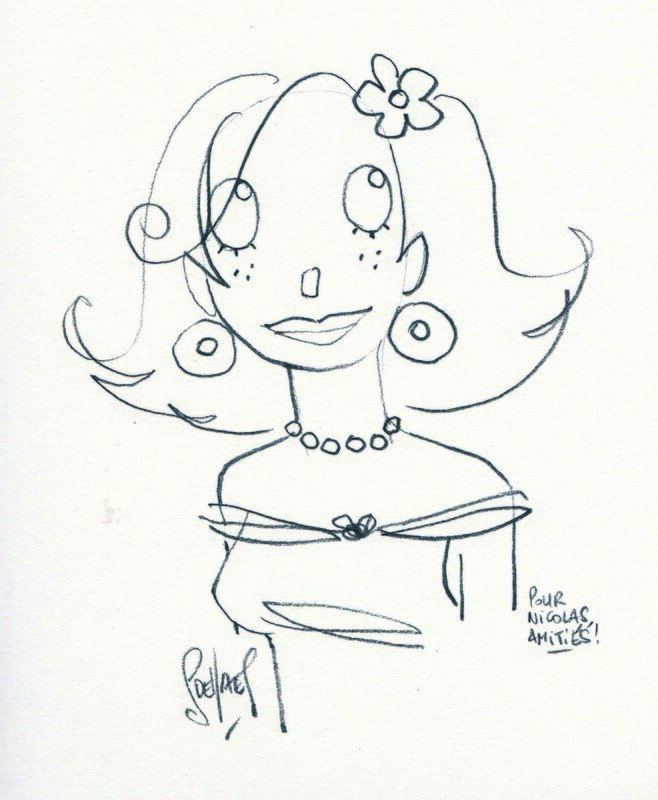 Mademoiselle F. par Serge Dehaes - Dédicace