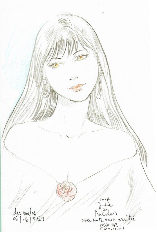 La femme Accident par Olivier Grenson - Dédicace