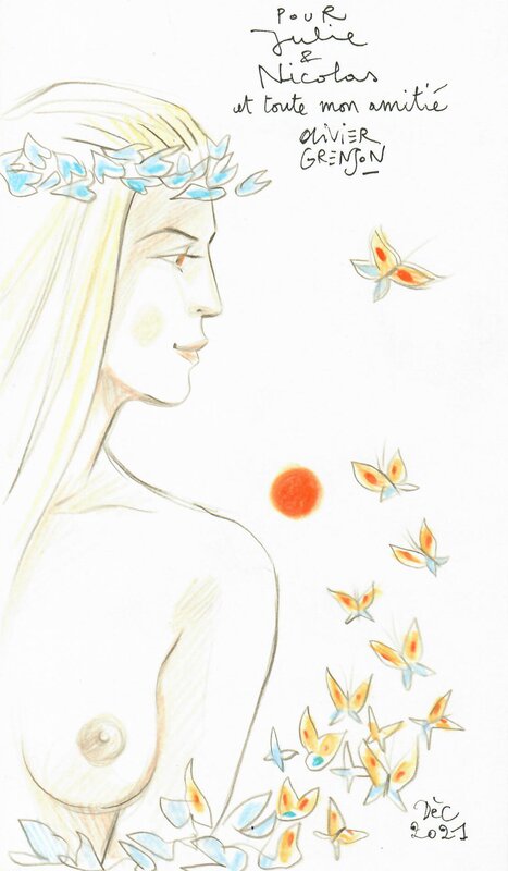 Le Nageur Solitaire by Olivier Grenson - Sketch